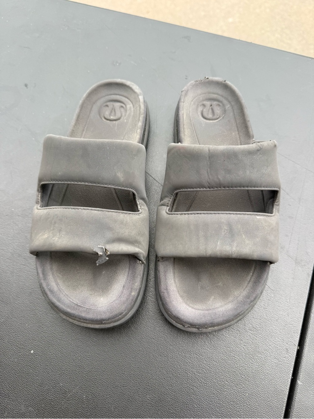 Lululemon Restfeel Sandals in gray, size US 8.